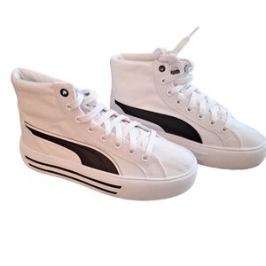 Puma White Kaia 2.0 Mid Women Sneajers Size 7